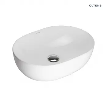 Umywalka nablatowa Oltens Hamnes Thin 49,5x35,5cm z powłoką SmartClean - 40819000 + KOD RABATOWY
